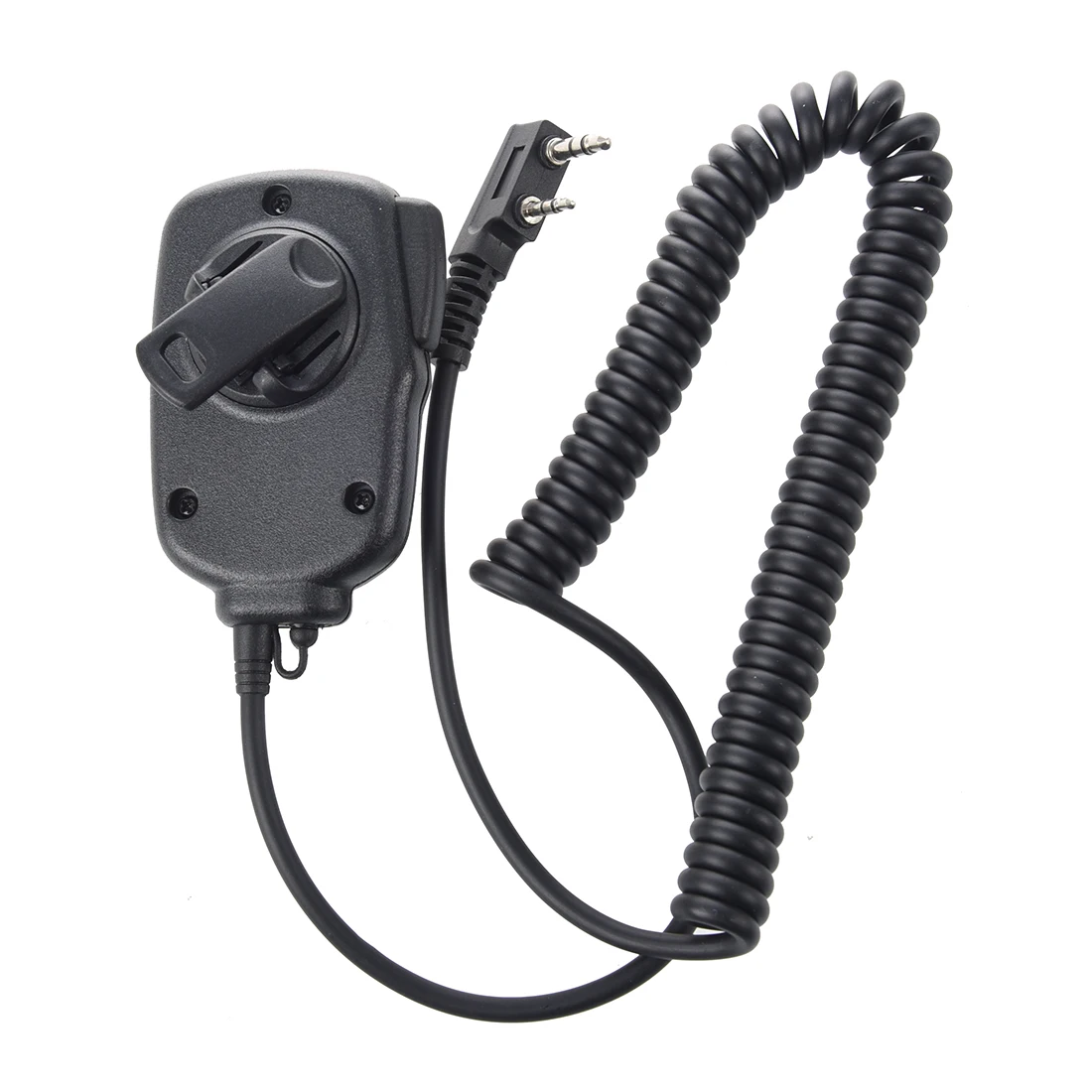 Портативный PTT Динамик Микрофон для KENWOOD радио 2 PIN