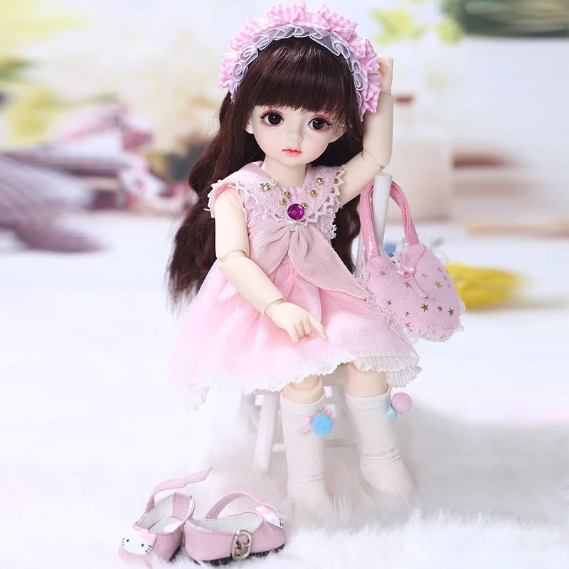 Имбирь Miadoll BJD SD куклы 1/6 модель тела ребенка полный набор с волосами Одежда Обувь Аксессуары шарнирная кукла