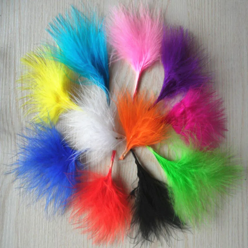 

Accessories DIY Feather Turkey Vessel Down Flower Packaging Feather Accessories 7-10CM