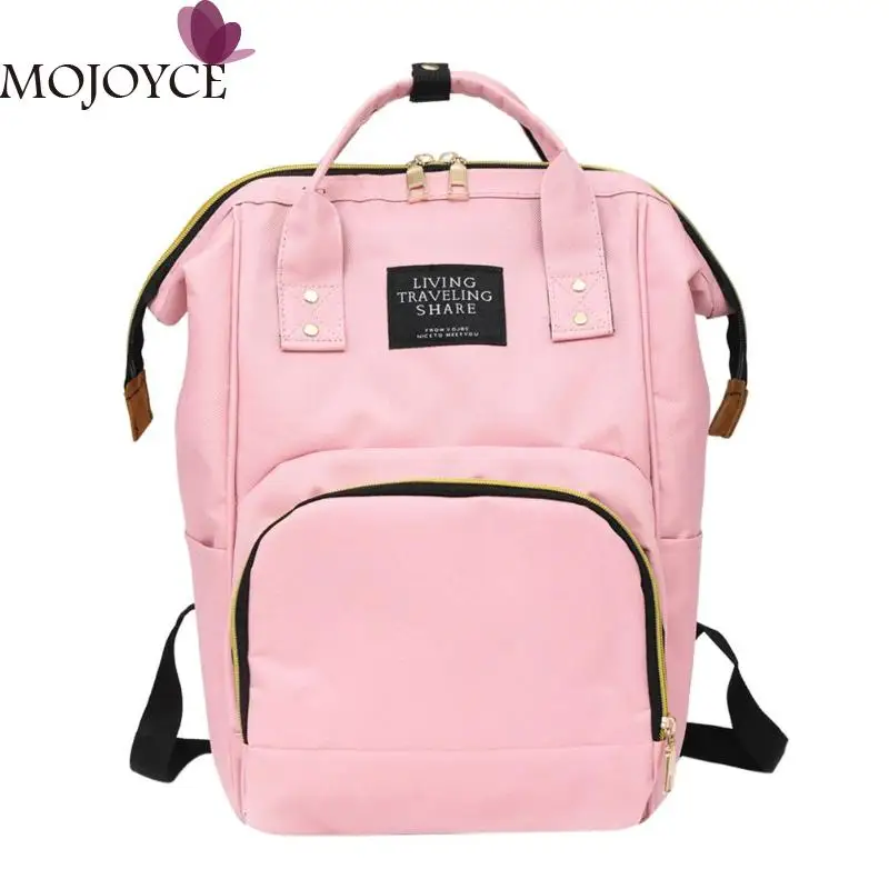 

Women Casual Mummy Maternity Nappy Bag Female Large Capacity Multifunction Travel Backpack Baby Stroller Top-Handle Shoulder Bag