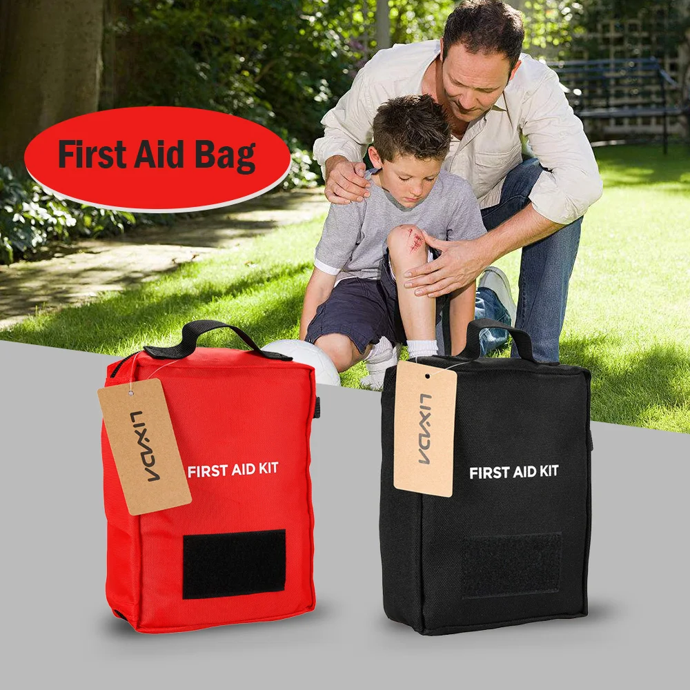 

Lixada First Aid Kit Storage Bag Emergency Survival Pouch Medical Storage Bag Case Camping Travel Medicine Package Pack Pocket