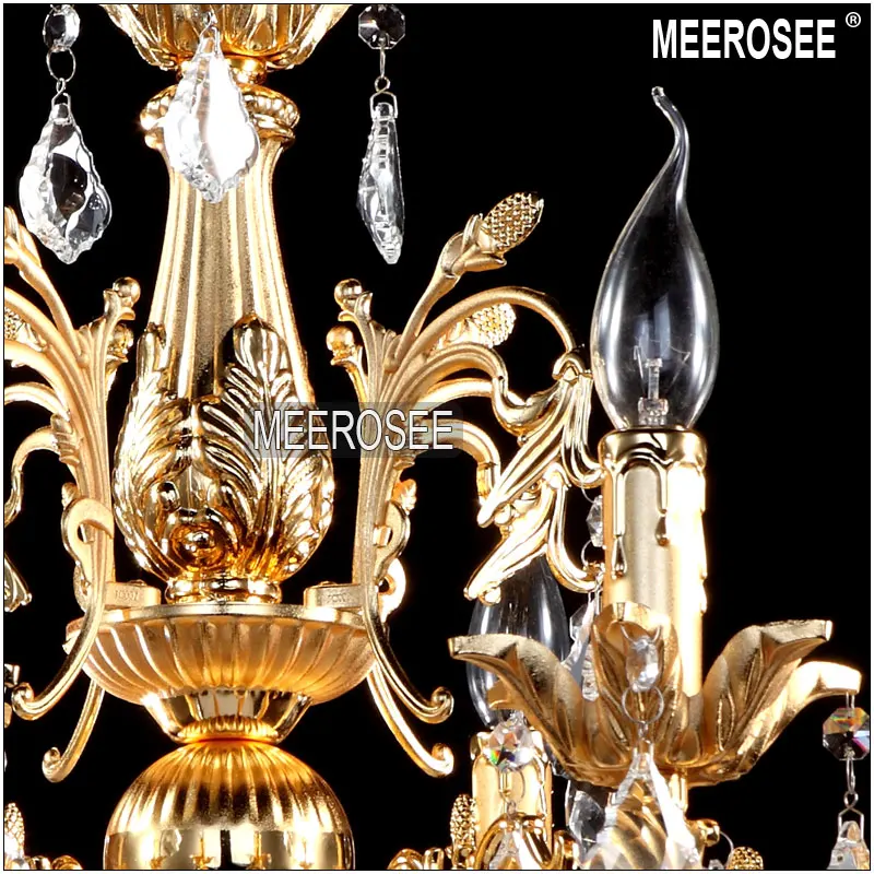 Классические Серьги с драгоценными камнями; люстры светильник с украшением в виде кристаллов блеск лампы для фойе лобби MD8861 прозрачная Хрустальная люстра