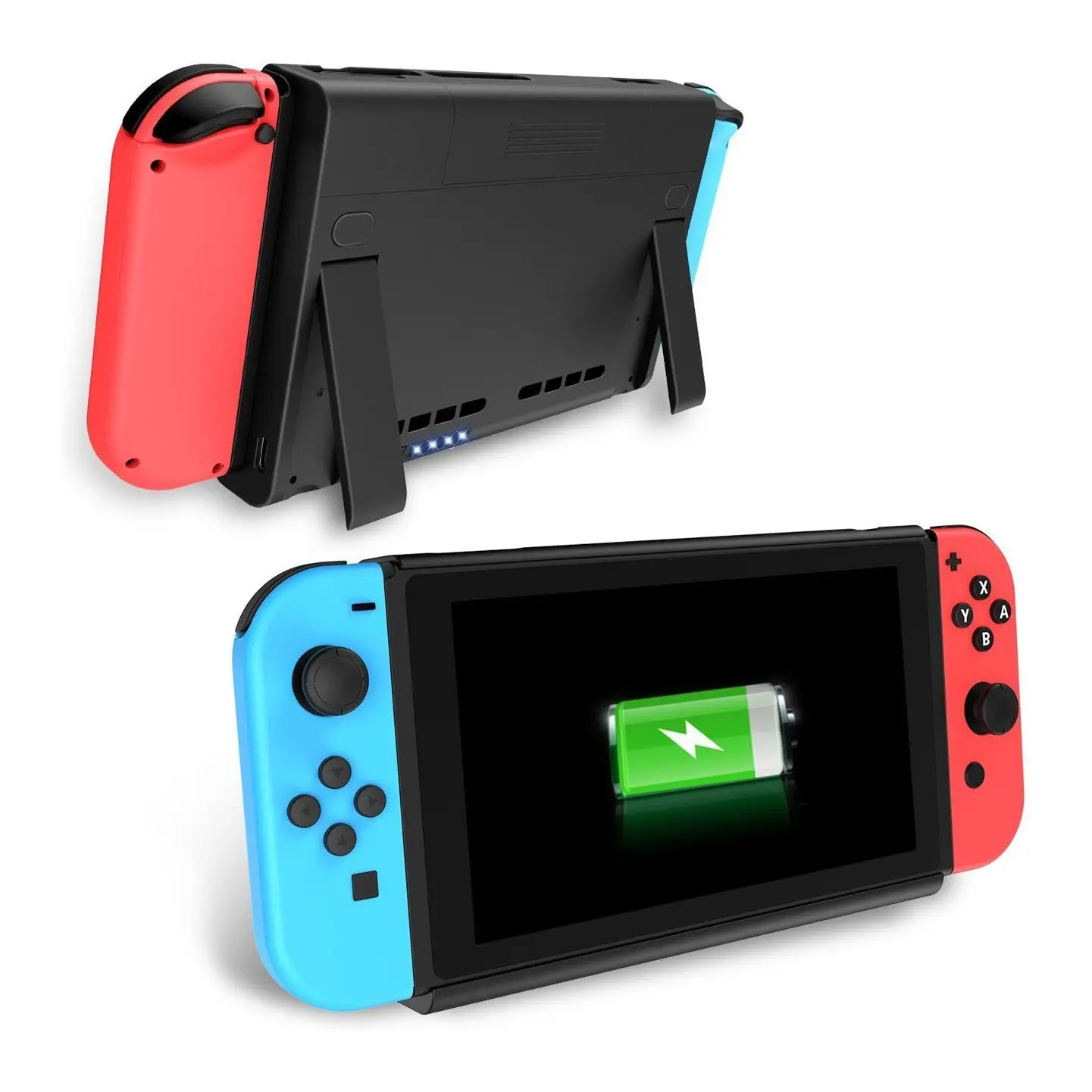 

for Switch Battery Charger Case, Portable Switch Backup Battery Pack 6500mAh Extended Travel Power Bank for Switch 2017