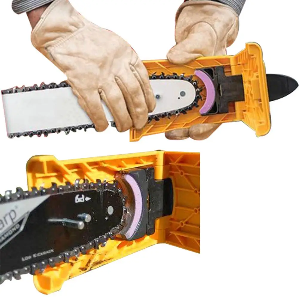 Chainsaw Chain Sharpening Kit for Saw Chain Sharpener Grinder Grinding Tools Sharpener Wooden Abrasives Woodworking Accessory