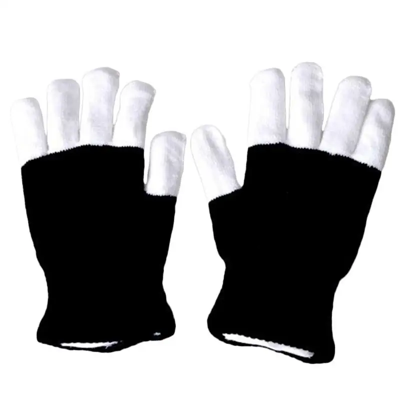 1 PCS LED Party Magic Strap Fingerless Glove LED Flashlight Torch Cover Camping Hiking Lights Multipurpose Right Hand 5