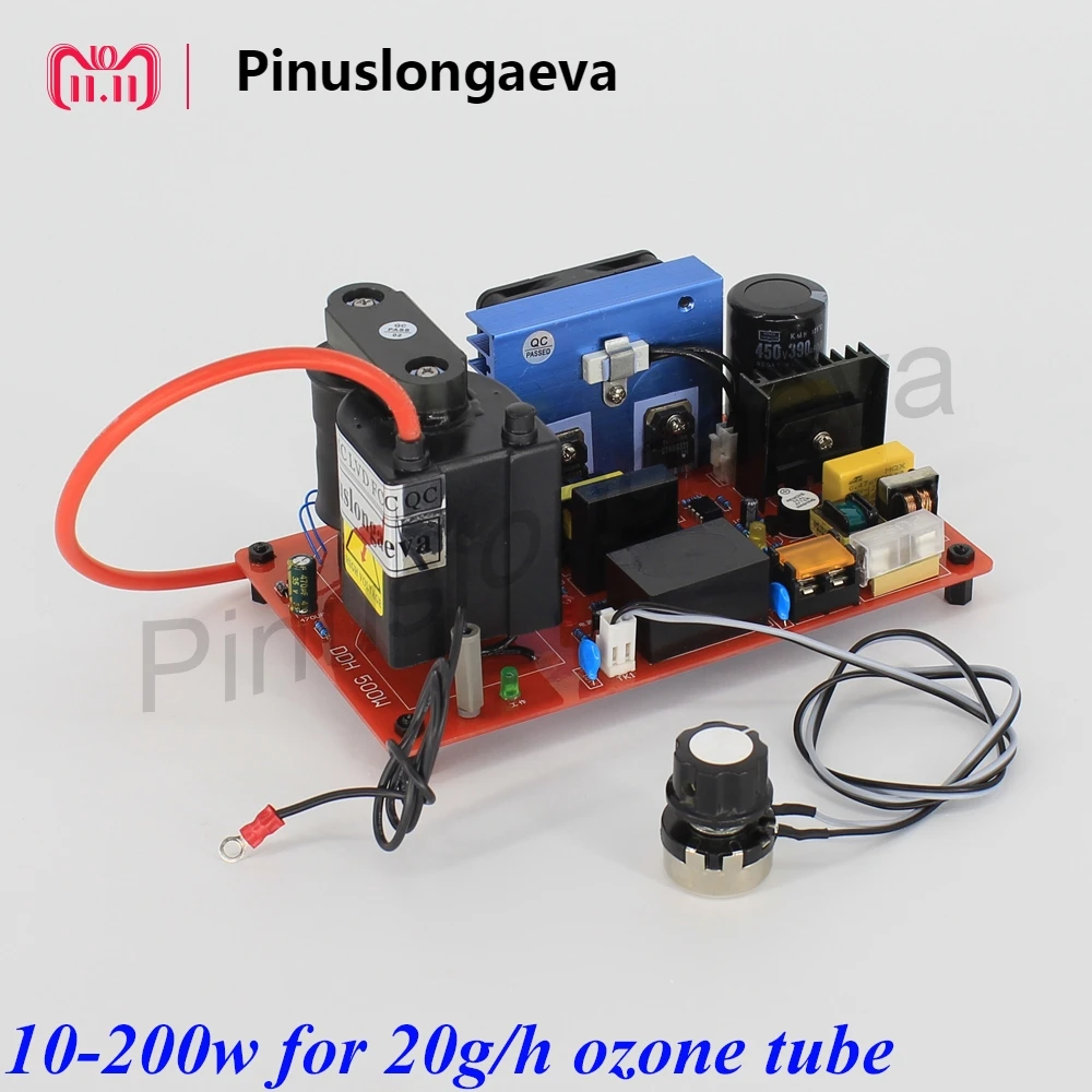

Pinuslongaeva 200w-1000w power supply for 20g 40g 60g 100g/h ozone tube adjustable High voltage power supply ozone spare parts