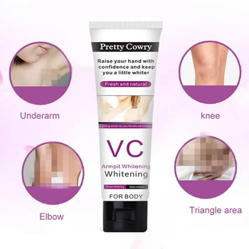 

VC Armpit Whitening Cream Between Legs Knees Whitening Body Creams Repair Thick Pores.Smooth Brighten Skin Care TSLM1