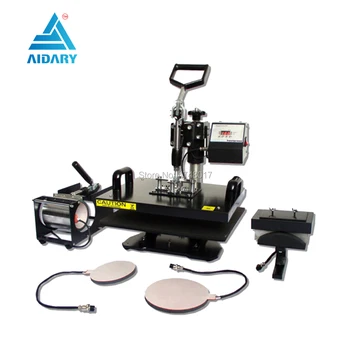 

AIDARY Free Shipping 29*38cm Combo Heat Press Machine,Sublimation Transfer Machine H8IN1