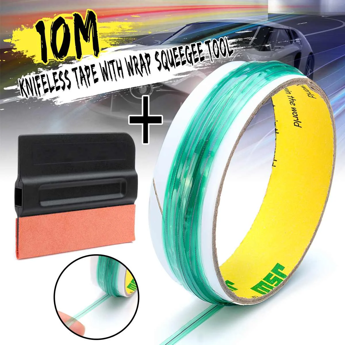 Buy 10m Wide Design Line Knifeless Tape Squeegee