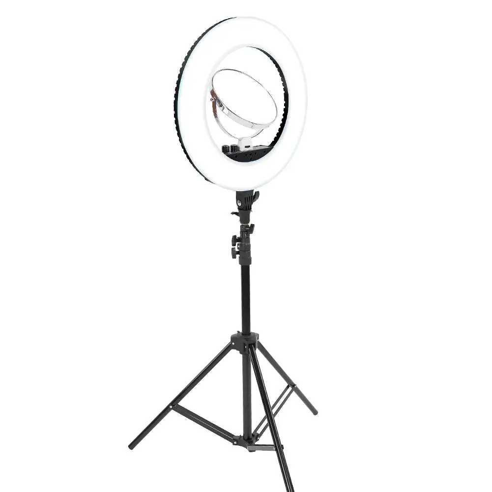 

New Makeup LED Flesh Selfie Ring Photography Lighting Video Live Diffuser Light with Tripod Makeup Light
