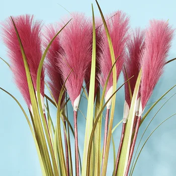 

86cm Artificial Flower Simulation Plant Fake Grass Potted Reed Home Office Green Plant Ornaments Wedding Decoration Road guide