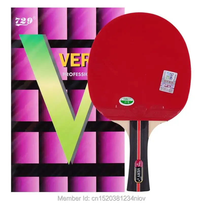 

Original 729 finished racket Very-3 fast attack with loop table tennis racket ping pong racquet pimples in for both side