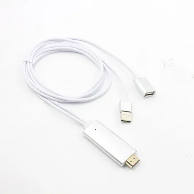 100pcs HDMI 케이블 HDTV 어댑터 AV 케이블 8 핀/마이크로 USB HDMI 1080P 아이폰 5 6 S 플러스 안 드 로이드 삼성