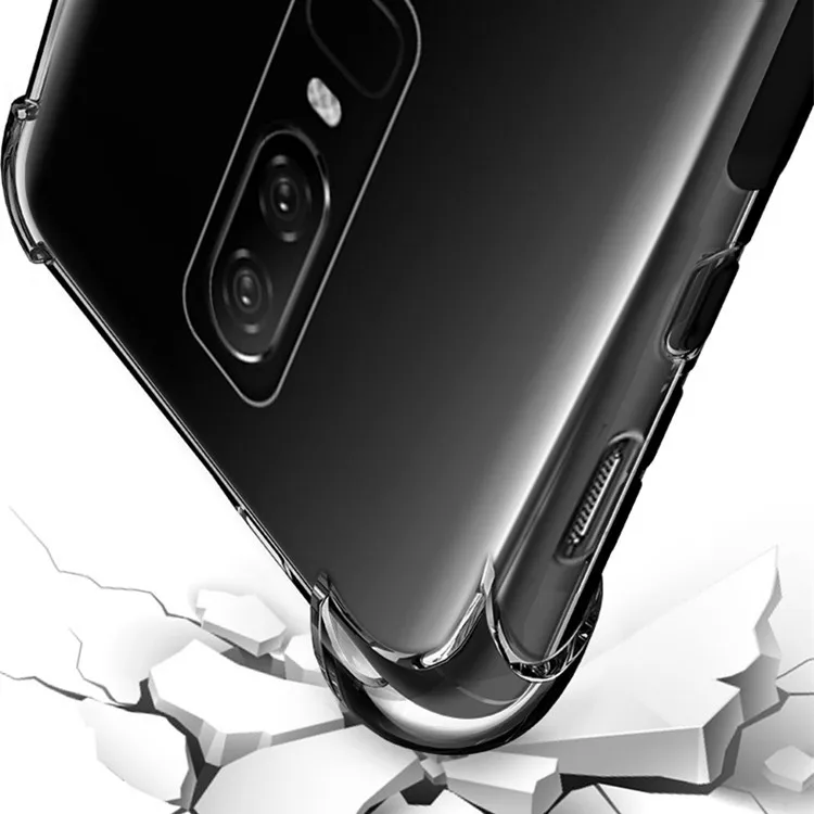 

Suqy Anti-knock Soft TPU Case for oneplus 5 5T 6 Ultra Thin Cover Case Shockproof Funda Protective Shell Cover