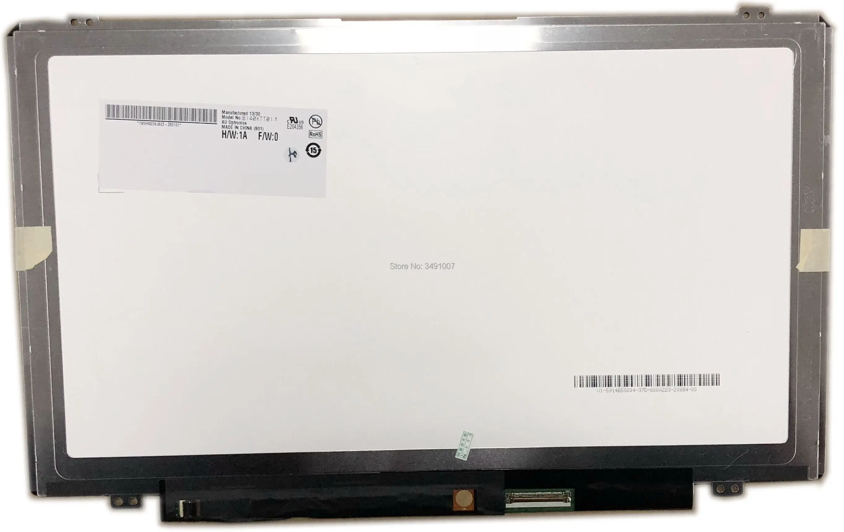 Tela do Laptop B140xtt01.1 com Toque Lalawin Digitador Display 40 Pinos Lcd Led