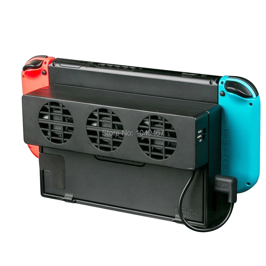  Cooling Cooler Fan Super Turbo USB Cooling fan Dock Cooler with 3-Fan for Nintend Switch NS NX Orig