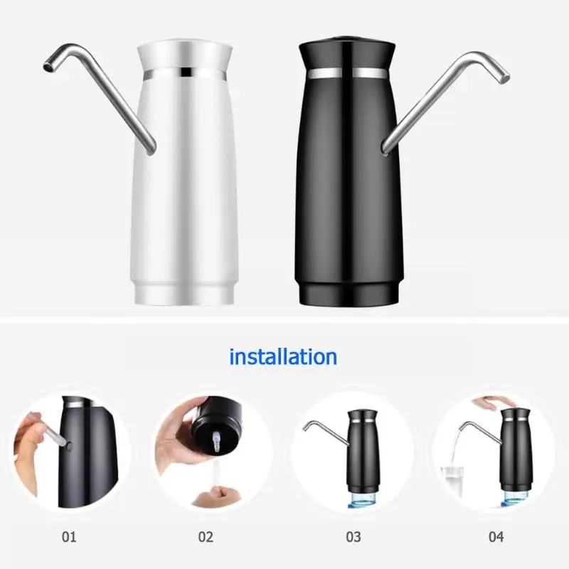 Automatic Electric Portable Water Pump Dispenser Drinking Bottle Switch USB Rechargeable Water Dispenser Electric Water Pump