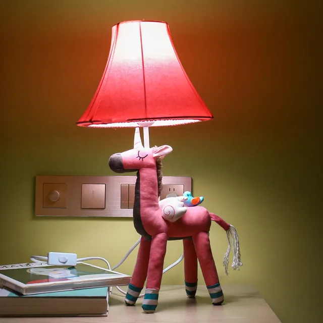 Pink Unicorn Table Lamp | Cotton Lamp for Children 1