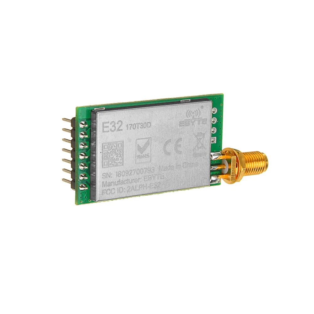 

LEORY LoRa SX1276 Wireless Transmitter Receiver 868MHz Module E32-868T20D 20dBm UART IoT 868 MHz SMA SX1278 Transceiver