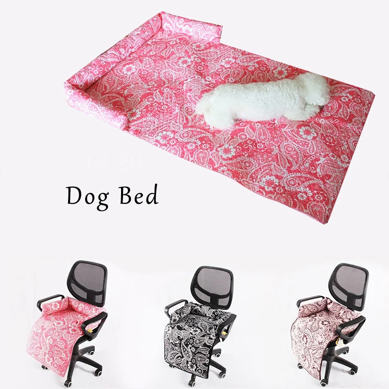 buy Autumn Winter Warming Puppy Kennel Dog Soft Cotton Blanket Dog Cat Breathable Foldable Pet Sofa Mat Pet Home Sofa Pad Protector