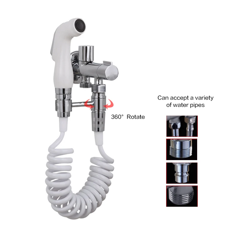 Ручной Туалет Биде опрыскиватель комплект настенный кронштейн ванная комната спрей гигиенические душевые пистолеты ручной биде кран самоочищающийся