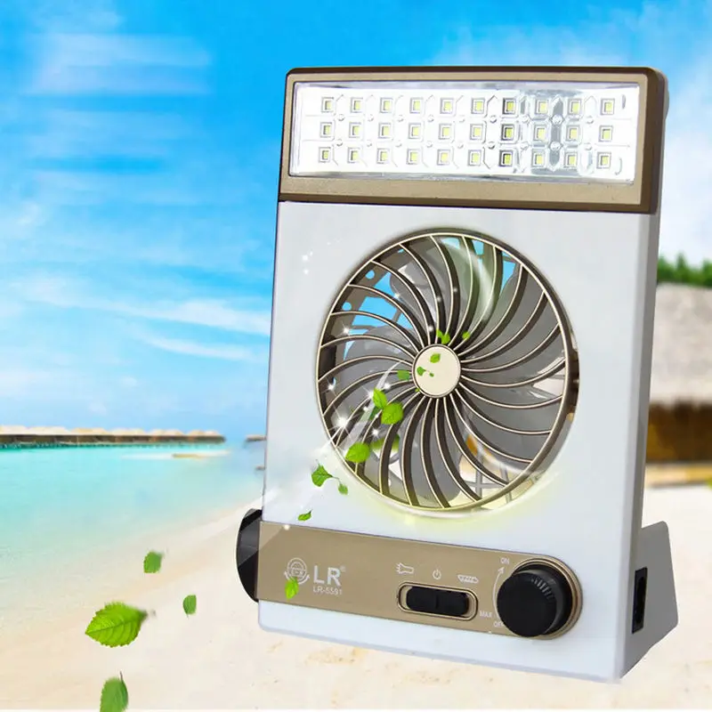 Солнечный Мощность/AC Rechageable 2-в-1 Кемпинг высокоэффективным вентилятором серьезно светильник палатка светодиодный Фонари кулер