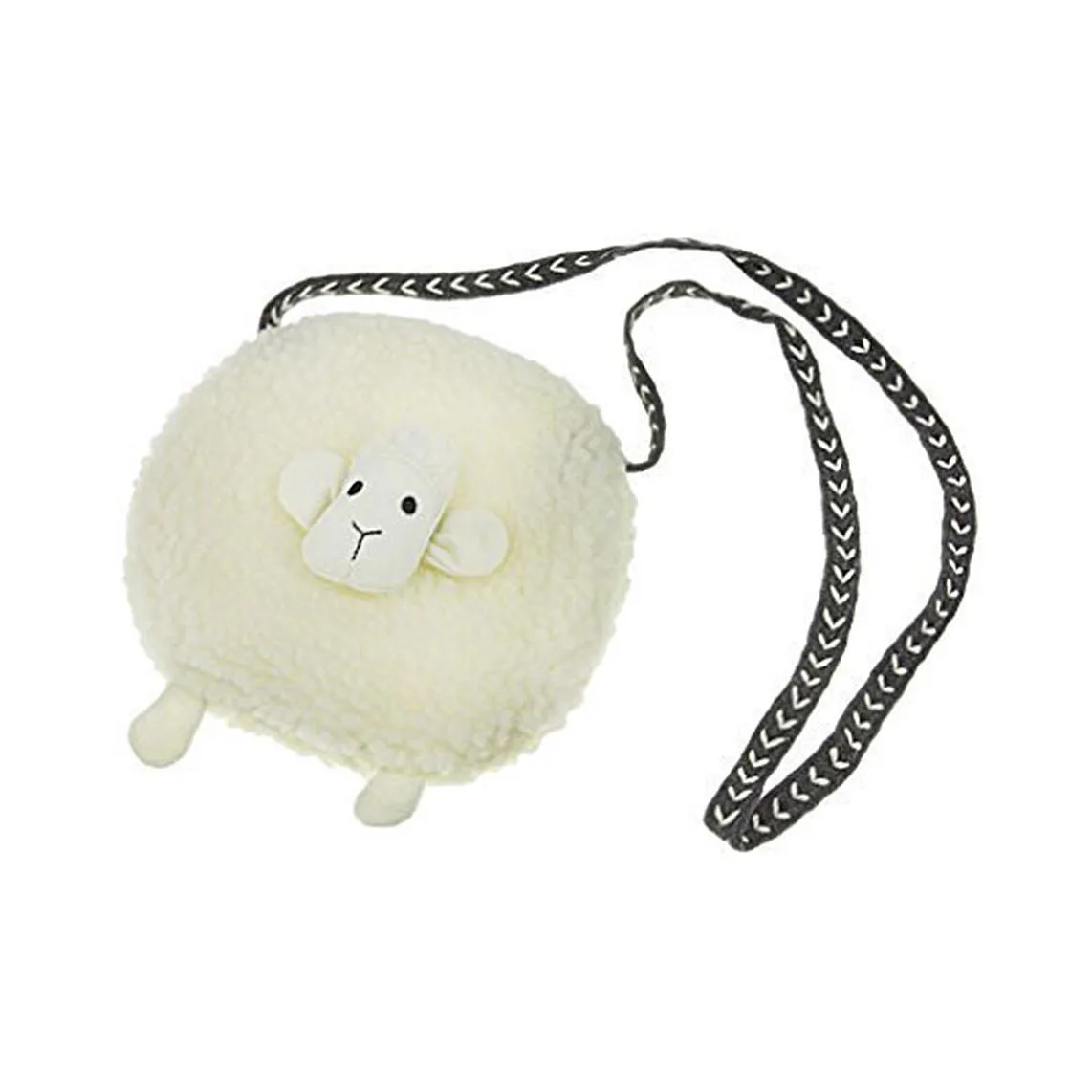 Cute Sheep Shoulder Bag Girls Plush Cross Body Bag Messenger Small