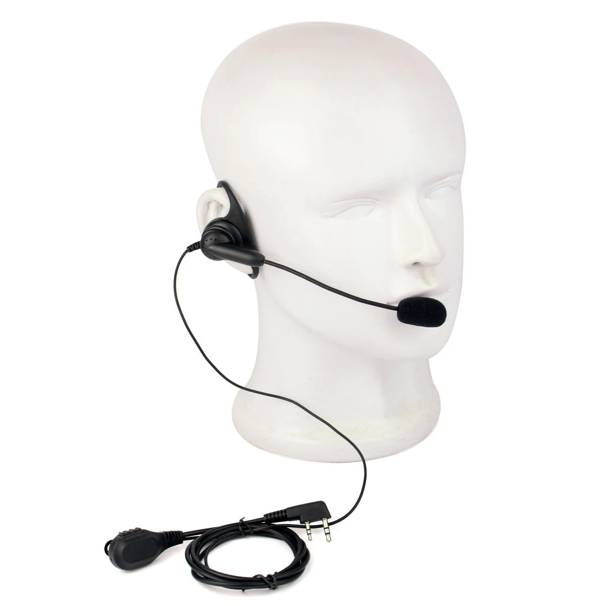IG Подробная информация о 3xd форме PTT наушники микрофон для Kenwood UV5R Retevis