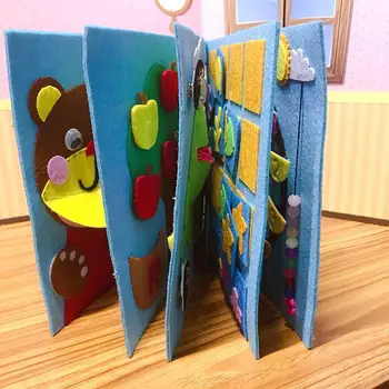 

Baby Early Education Cloth Book Picture Book DIY Quiet Book Children's Puzzle Cognitive Enlightenment Toy