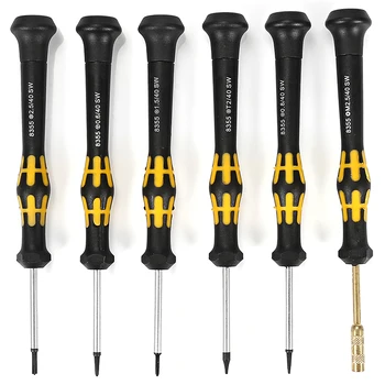 

BHTS-6 in 1 Precision Magnetic Screwdriver Set Cross Hex Pentalobe Y-Tip Opening Repair Tools Kit Repair For iPhone 7/8/X/6S P