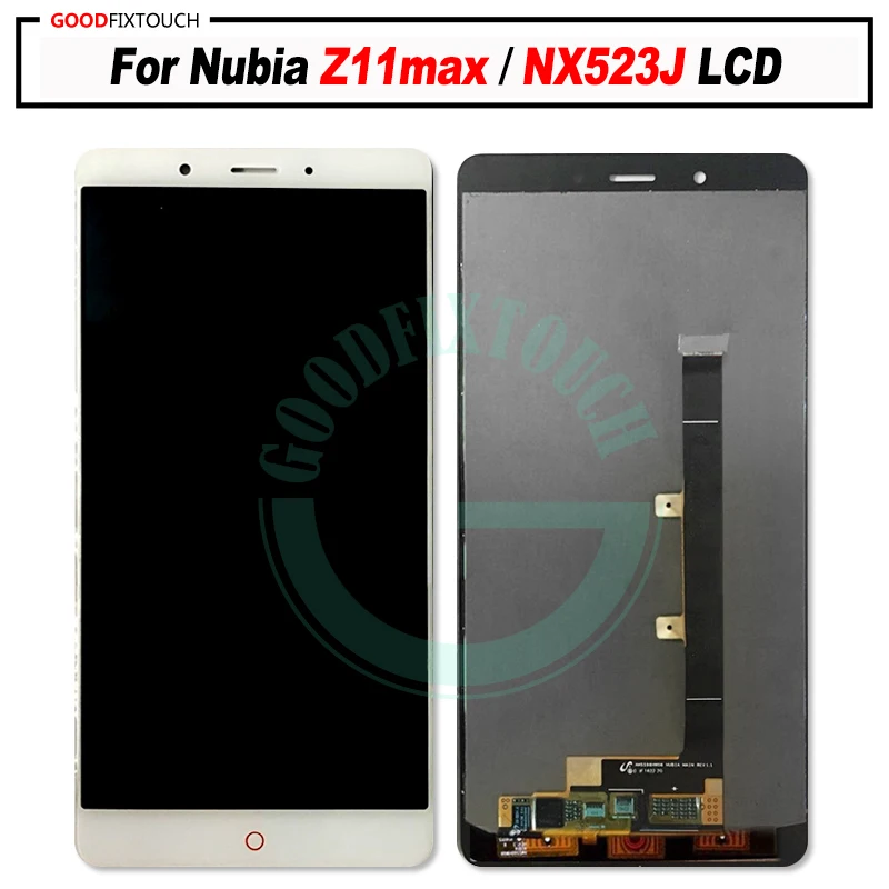 Для ZTE Nubia Z11max / NX523J ЖК-дисплей + сенсорный экран дигитайзер для nubia Z11 max в сборе |
