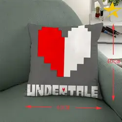 Suncomics 40*40 см игра «Undertale» наволочка из полиэстера площадь Чехол Спальня для дома или офиса, декоративные настраиваемые подарки