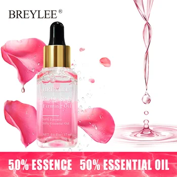 

BREYLEE 1PCS Hyaluronic Acid Essential Oils Moisturizer Whitening Essence Face Skin Care Rose Firming Facial Serum Anti-Aging