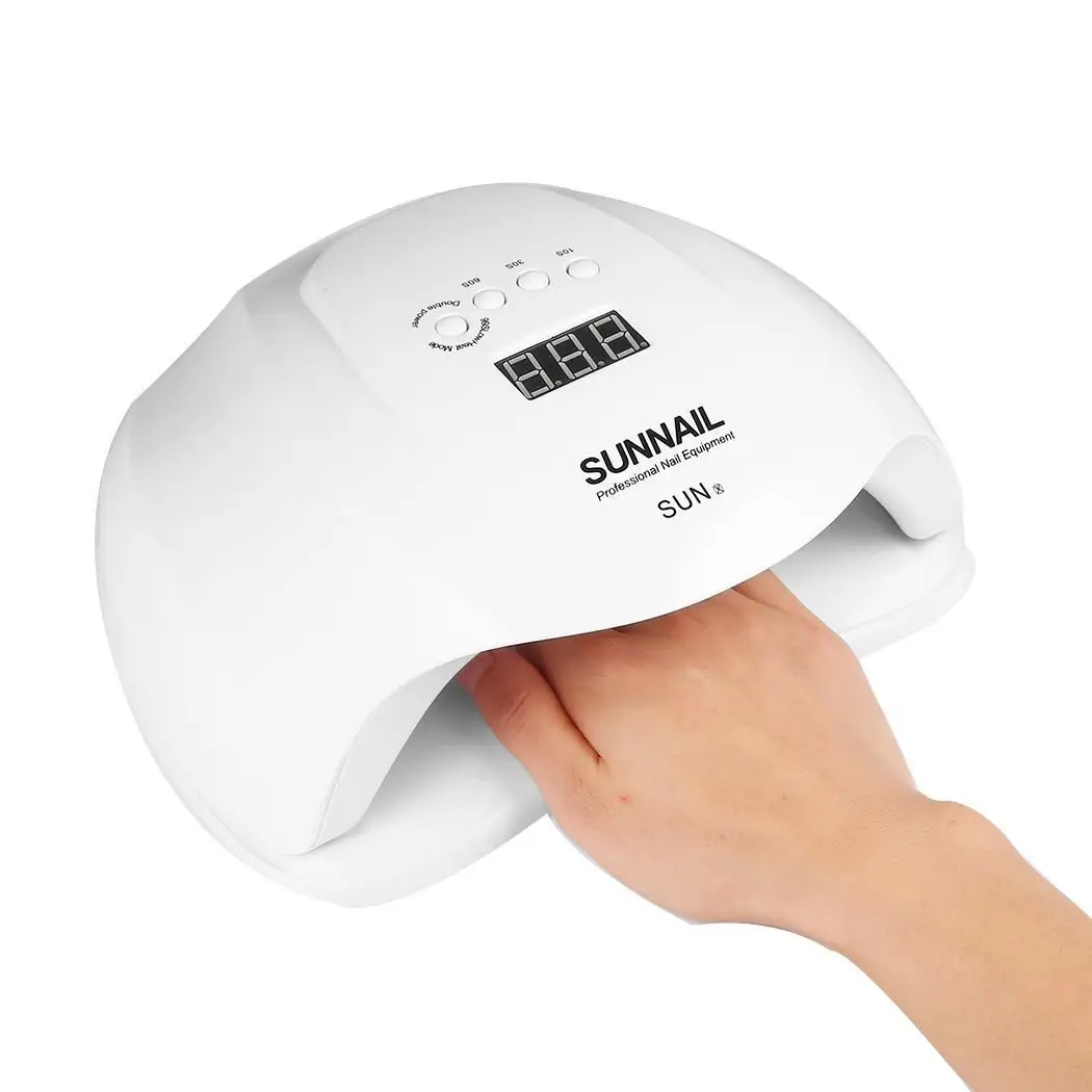

ACEVIVI SUNX 54W Nail Dryer UV LED Nail Lamp Gel Polish Curing Lamp with Bottom 30s/60s Timer LCD Display Lamp for Nail Dryer