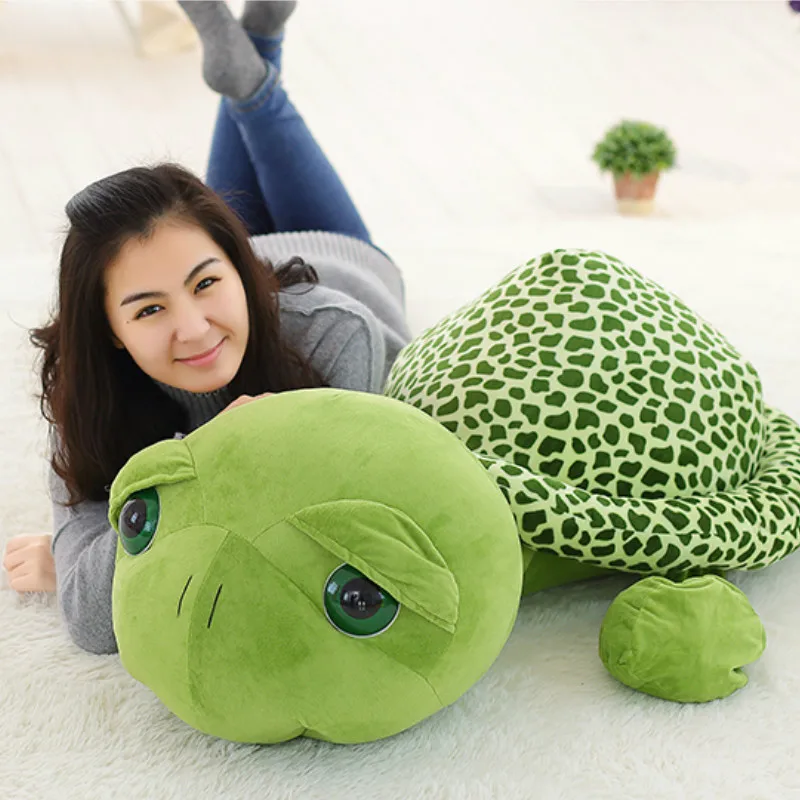 

20-60cm 1pc Cute Big Eyes Tortoise Soft Stuffed Plush Toys Lovely Pillow Cushion Soft Sea Turtles Dolls for Kids Boys Girls Gift