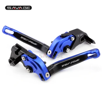 

Brake Clutch Lever For YAMAHA YZFR6 YZF-R6 2005-2016 Blue+Black Motorcycle Accessories Folding Extendable logo YZF R6