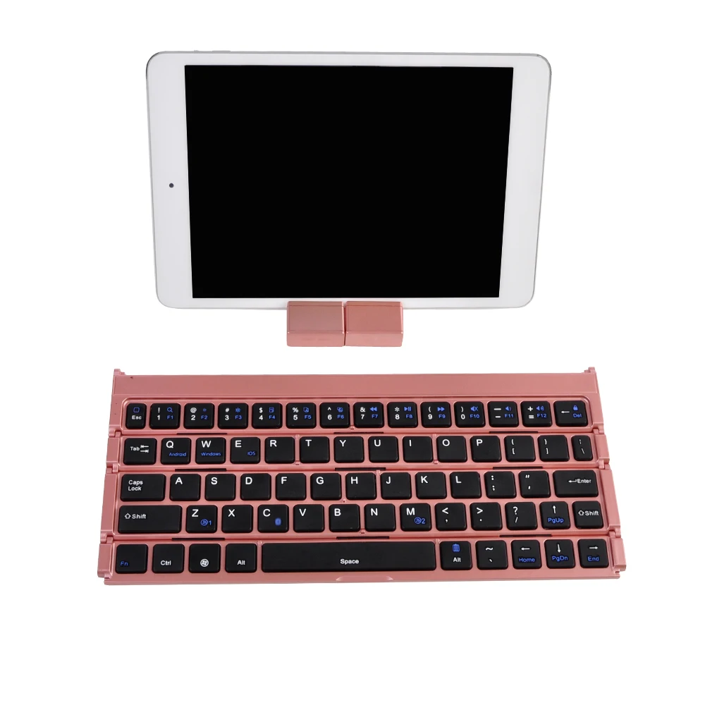 BK808 Мини Портативная складная клавиатура двухканальная для IOS Android