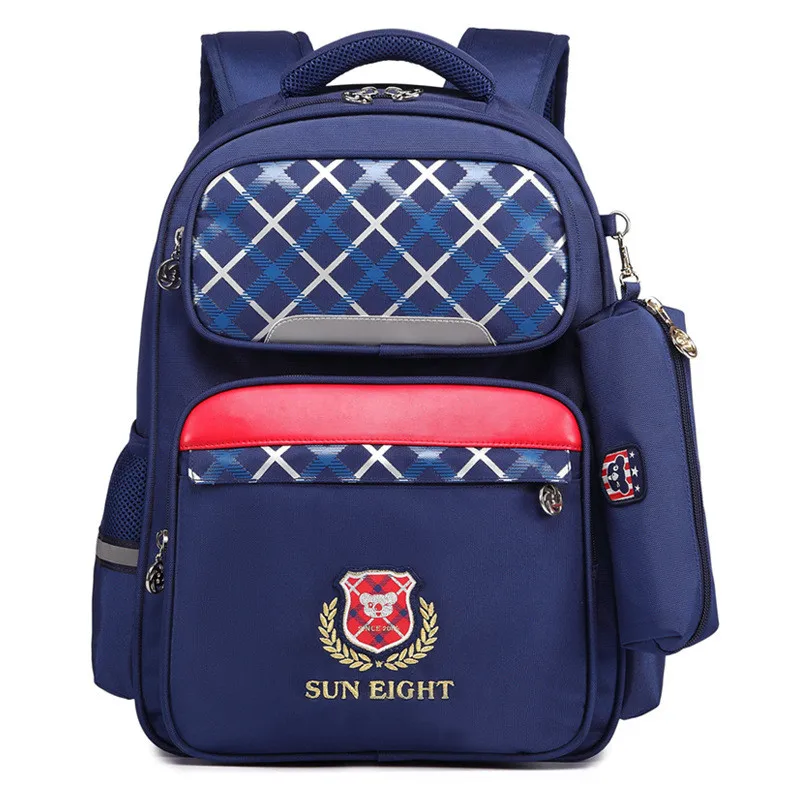 

Chidren School Bags Boys Girls Primary School Backpack Orthopedic Schoolbag Waterproof Backpack Reflective Strip Mochila