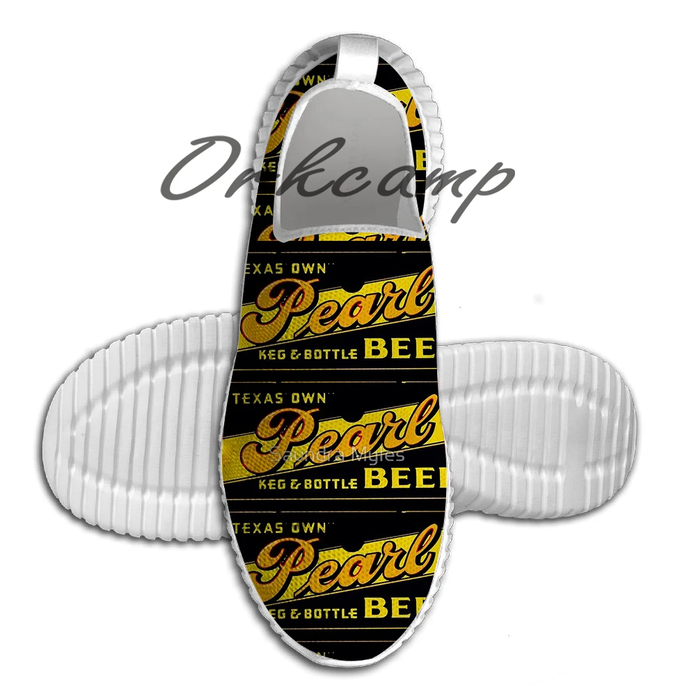 

Pearl Beer Of Texas Vintage Sign Running Shoes Walking Shoes Summer Comfortable Light Weight Jogging Yoga Shoes