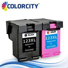 Colorcity Заправляемый картридж 123XL 123 XL для hp Deskjet 1110 2130 2132 2133 2134 3630 3632 3638 4513 4520 принтеры
