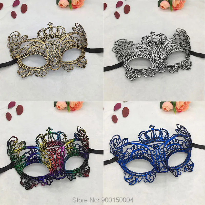 

1PCS Black Women Sexy Lace Eye Mask Party Masks For Masquerade Halloween Venetian Costumes Carnival Mask For Anonymous Mardi