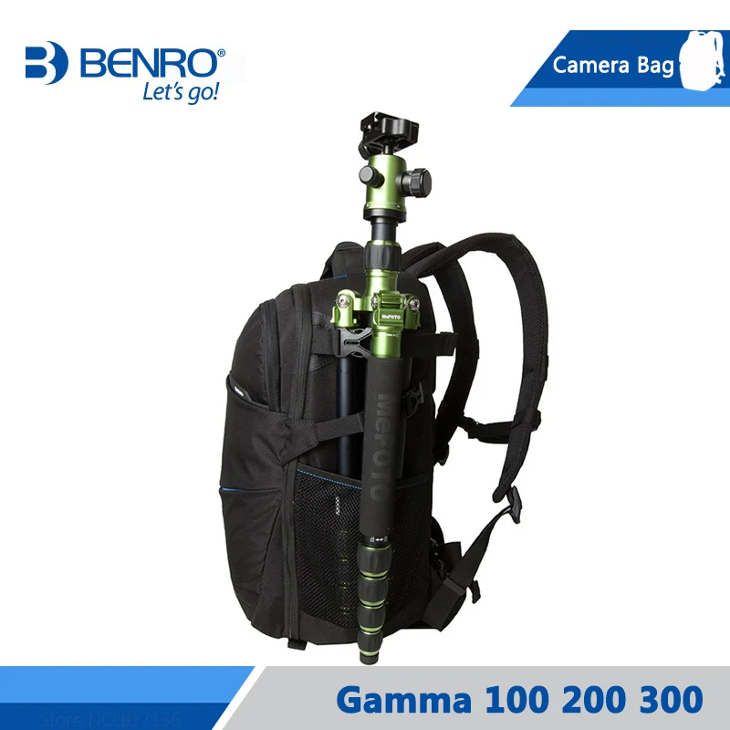 Benro Gamma 100 200 300 рюкзак для камеры для штатива ноутбука видео фото сумки большой размер мягкая сумка дождевик