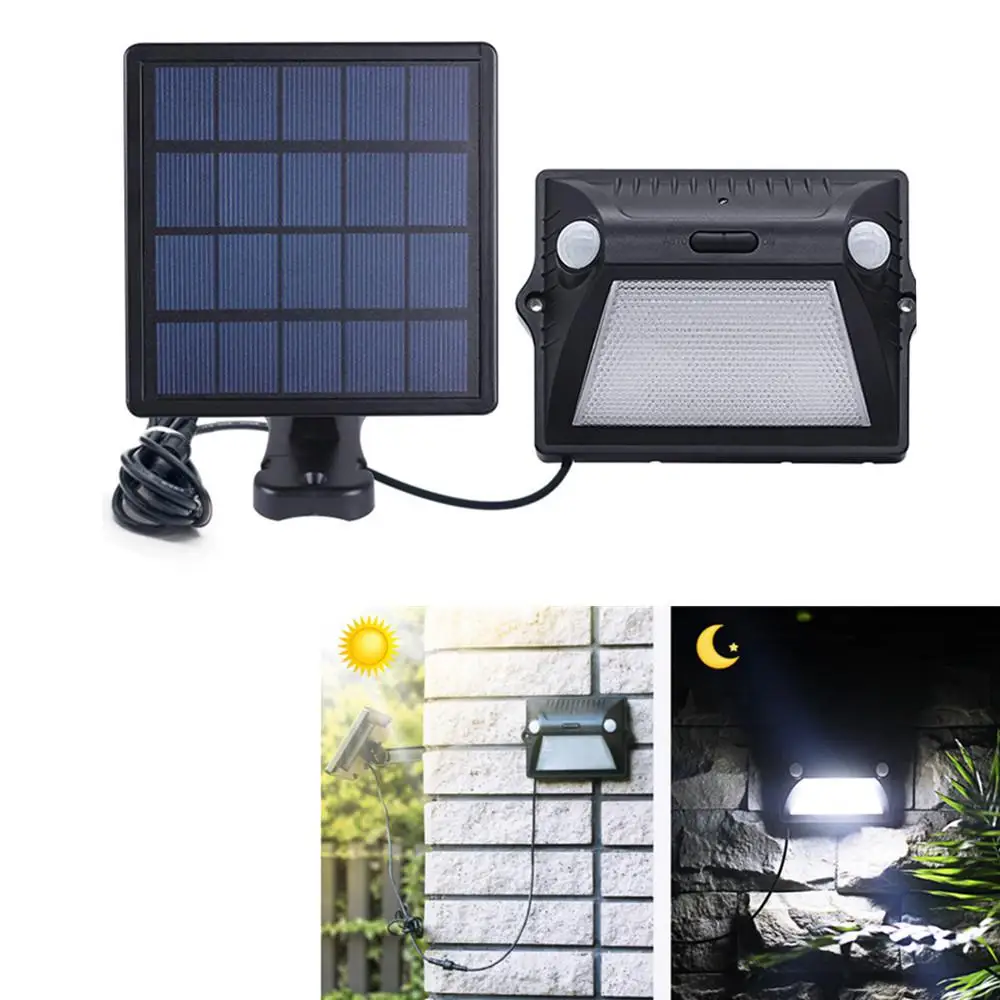 

SOLLED Waterproof Outdoor Solar Light Dual-Headed Motion Sensor Split Solar Street Lamp Road Light