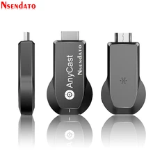 Anycast m100 2.4g/5g 4k miracast qualquer elenco sem fio para dlna airplay tv vara wi-fi display dongle receptor para ios android pc