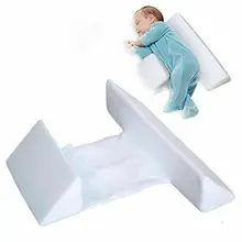 Новое поступление Удобная безопасная Удобная подушка для сна для младенцев Регулируемая ширина клиновидной формы для новорожденных против скатывания