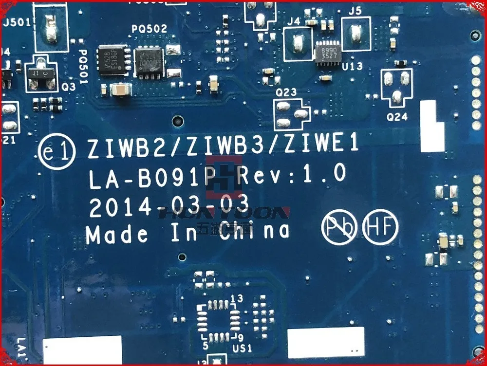 Подлинная FRU: 90007254 для Lenovo Ideapad B40 70 материнская плата ноутбука ZIWB2/ZIWB3/ZIWE1 LA B091P SR170 I5