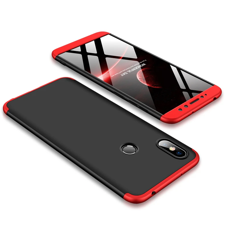 Xiaomi Redmi S2 Case 360 Degree Full Body Cover Case For Xiaomi Redmi S 2 Shockproof Case with Tempered Glass for red mi s2 xiaomi leather case case