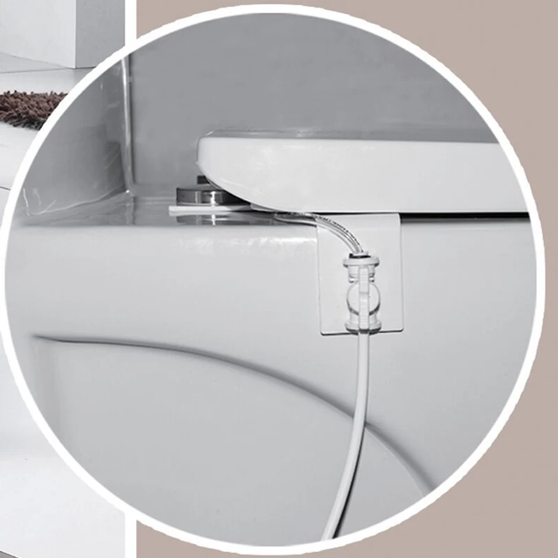 

1pc New Bathroom Bidet Washing Guns Nozzle ABS Practical Smart Toilet Bidet Water Spray Seat Fitting For Bathroom