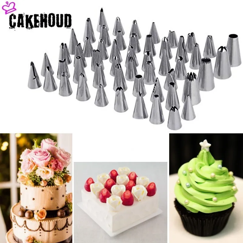 CAKEHOUD 68 шт./Тюльпан Цветок глазурь Трубопроводы Сопла русские насадки для торта
