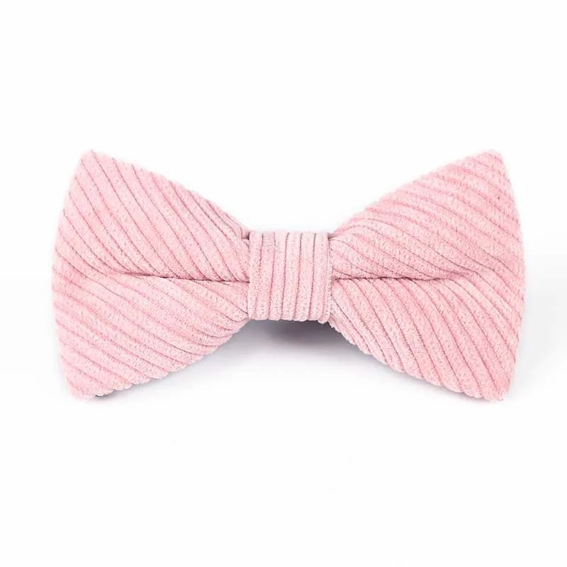 2019 Новый 10 цветов сплошной цвет модный галстук-бабочка Лучший человек вельветовый галстук мужской женский бабочка свадьба Повседневная